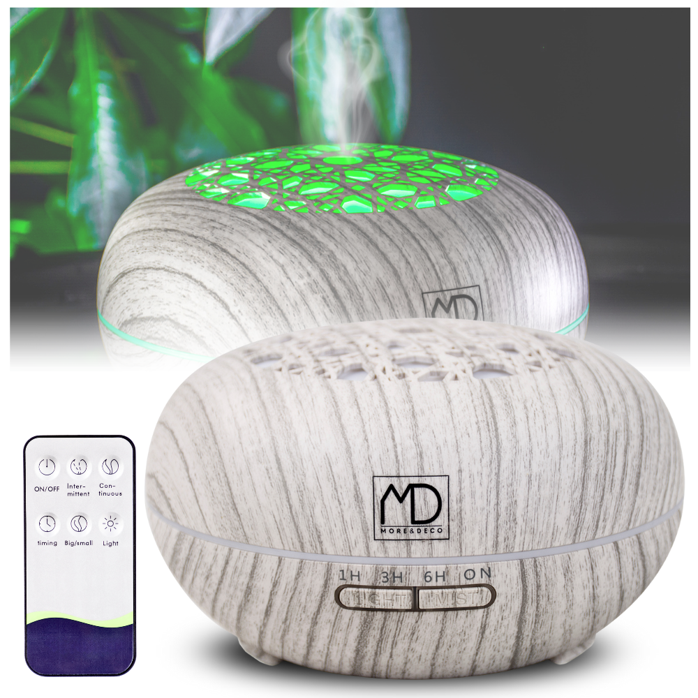 Aroma diffuser - 500 ml capaciteit - stille werking - sfeerverlichting