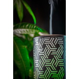 Luchtbevochtiger woonkamer - zwart hout - 16 x 9 cm - aromatherapie