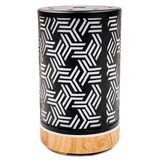 Luchtbevochtiger woonkamer - zwart hout - 16 x 9 cm - aromatherapie