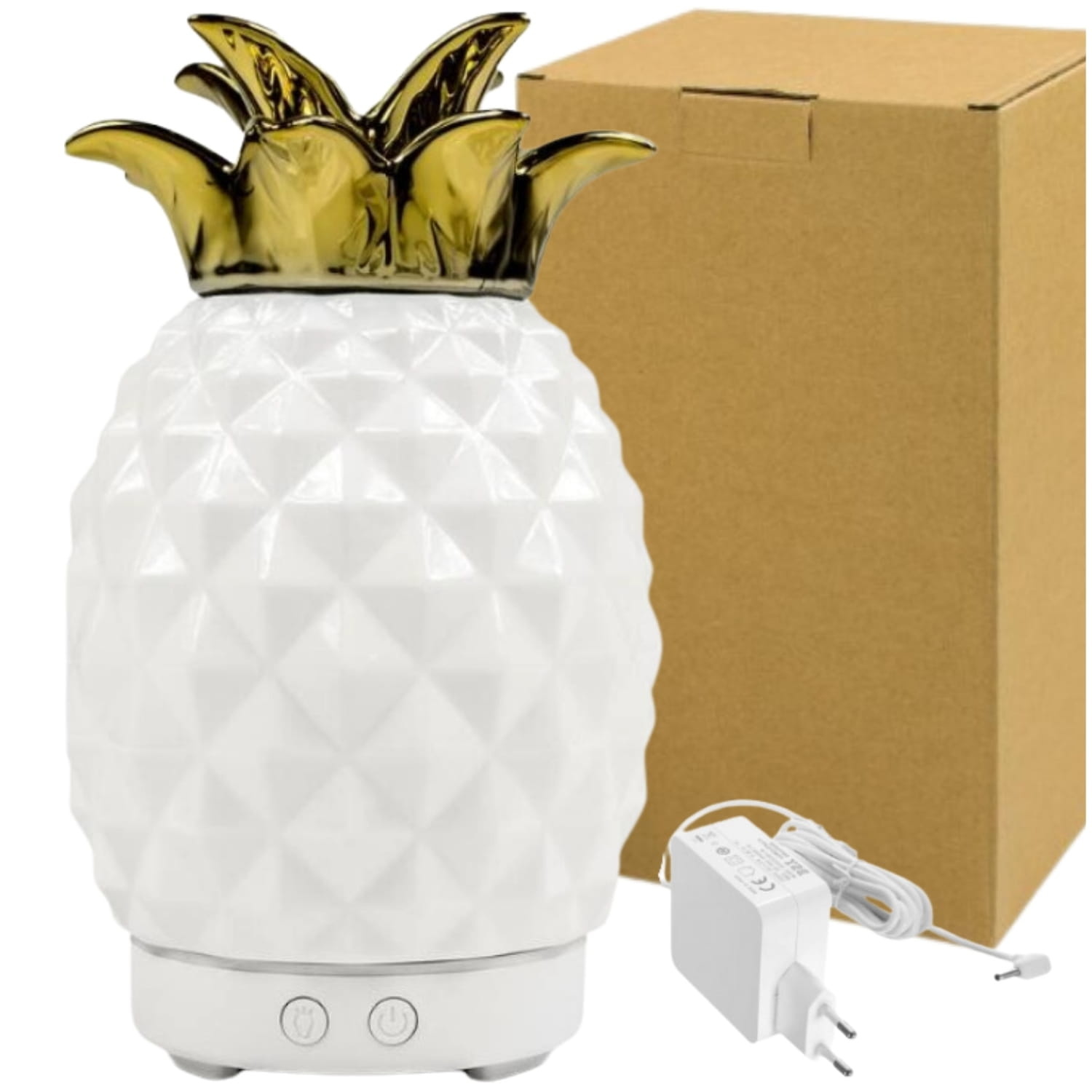 Aroma diffuser - wit - 21 x 12 cm - stille werking