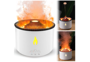 Luchtbevochtiger - wit - φ14 x 12 cm - aromaverspreiding