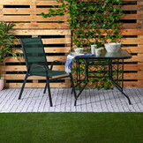 Tuinstoel groen - set van 2 - 90 x 54 x 69 cm - zelfmontage