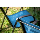 Metalen tuinstoel - turquoise - modern - zeer duurzaam