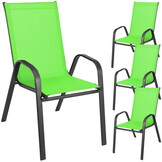 Tuinstoelen - limegroen - 90 x 54 x 69 cm - zelfmontage