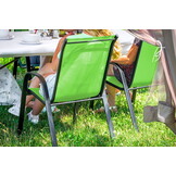 Tuinstoelen - limegroen - 90 x 54 x 69 cm - zelfmontage
