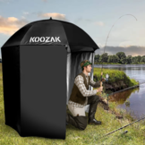 Visparaplu 3 meter - waterdicht - UV-bescherming - omvormbaar tot tent