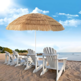 Strand parasol - UV-beschermend - metaal - Hawaiiaans design