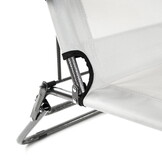 Strandstoel opvouwbaar - grijs - 85 x 60 cm - tot 120 kg