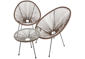 Acapulco stoel - set van 2 - 87 x 70 x 74 cm - weerbestendig