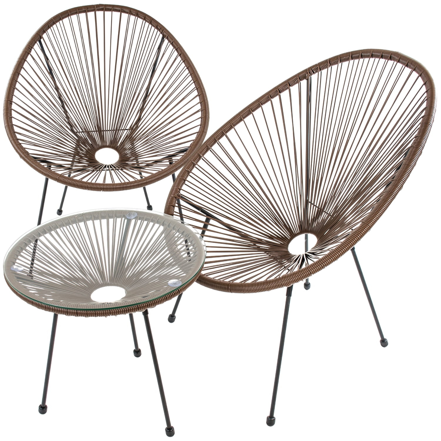 Acapulco stoel - set van 2 - 87 x 70 x 74 cm - weerbestendig