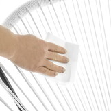 Bijzettafel buiten - crèmekleurig - technorattan - 50cm diameter