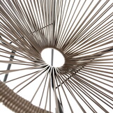 Acapulco stoelen - donkerbeige - binnen/buiten - technorattan/staal