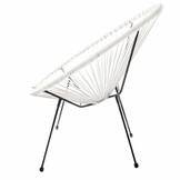 Acapulco stoel - wit - 87x70x74 cm - weerbestendig