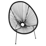 Stoel Acapulco - zwart - 70x74x87 cm - weerbestendig