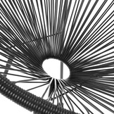 Stoel Acapulco - zwart - 70x74x87 cm - weerbestendig