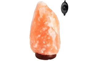 Himalaya zoutlamp - 7-9 kg - 25-28 cm hoog - instelbare lichtintensiteit