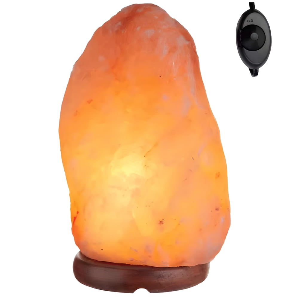 Himalaya zoutlamp - 9-12 kg - 25-33 cm hoog - instelbare lichtintensiteit