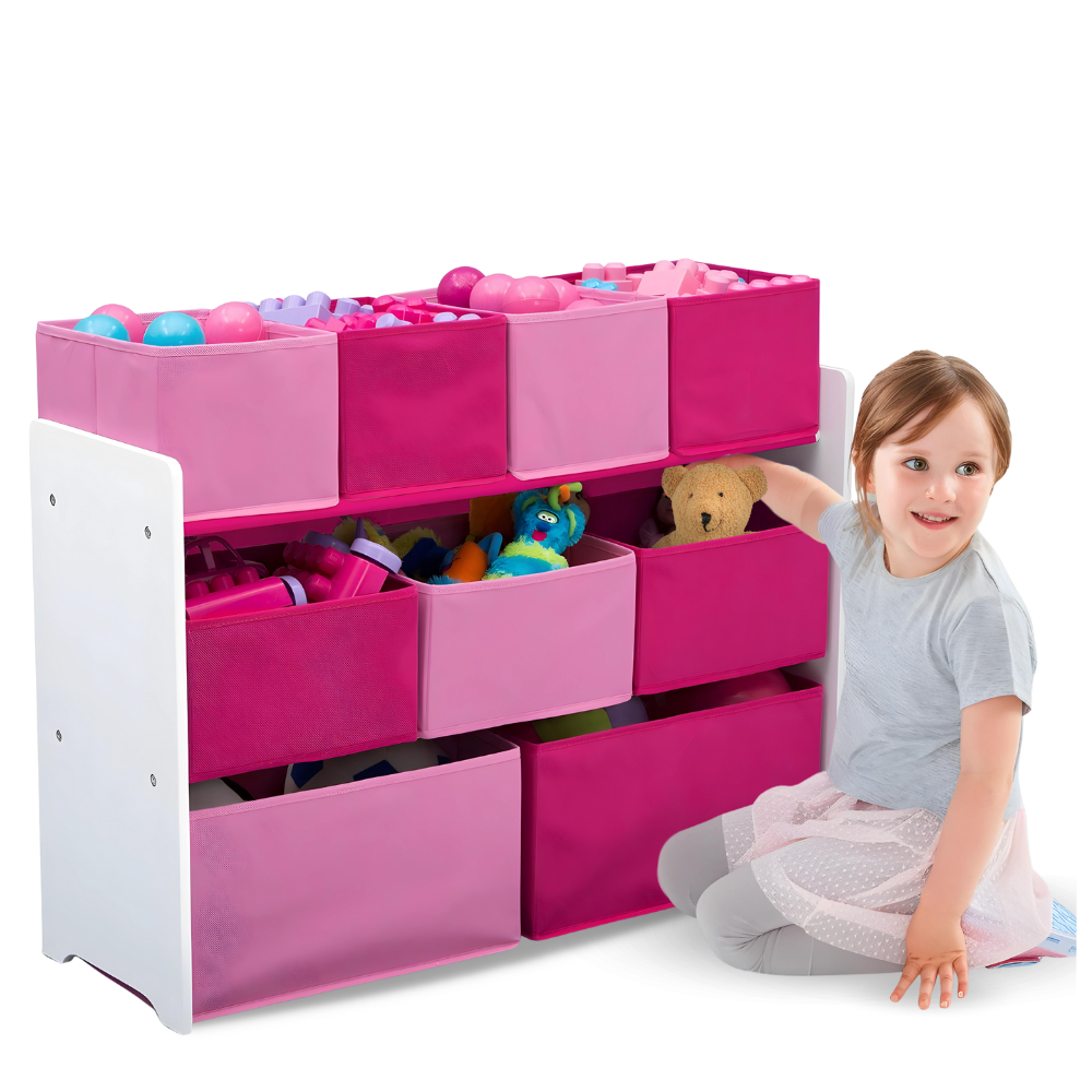 Speelgoedkast - maximale opbergruimte - educatieve rol - lage planken