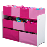 Speelgoedkast - maximale opbergruimte - educatieve rol - lage planken