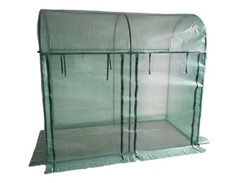 Tunnelkas - 180 cm hoog - 2 m² oppervlakte - duurzaam PE+PP