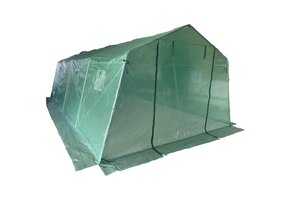 Tuinkas - 300x600x200 cm - gegalvaniseerd staal - PE-folie