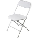Verstelbare tuinstoel - 2 stuks - wit - 46x50x80 cm - 150 kg max