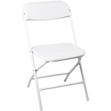 Verstelbare tuinstoel - 2 stuks - wit - 46x50x80 cm - 150 kg max