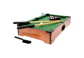 Mini pooltafel - compact formaat - incl. accessoires - robuust