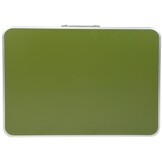Inklapbare campingtafel - groen - 80x60x70 cm - incl. 2 stoelen