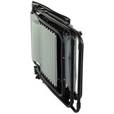 Ligbed tuin - grijs - 175x52/65x110 cm - inklapbaar