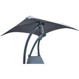 Hangstoel tuin - ingebouwde parasol - ergonomische zitting - 210 x 112 x 210 cm