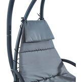 Hangstoel tuin - ingebouwde parasol - ergonomische zitting - 210 x 112 x 210 cm