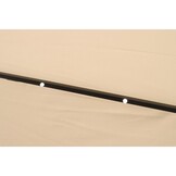 Parasol met verlichting - beige - 300 x 245 cm - gepoedercoat staal