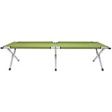 Veldbed - groen - opvouwbaar - 70x188x44 cm