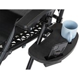 Ligbed tuin - zwart - verstelbare rugleuning - Zero Gravity