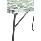 Inklapbare campingtafel - jungle patroon - 80x60x70 cm - incl. 2 stoelen