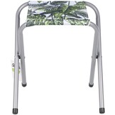 Inklapbare campingtafel - jungle patroon - 80x60x70 cm - incl. 2 stoelen