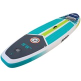 Sup board - turquoise/groen - 300x76x15 cm - max. 135 kg