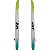 Sup board - turquoise/groen - 300x76x15 cm - max. 135 kg