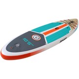 Sup board - 320x76x15 cm - max.145 kg - turquoise/oranje/hout
