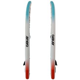 Sup board - 320x76x15 cm - max.145 kg - turquoise/oranje/hout