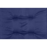 Tuinstoel - marineblauw - inklapbaar - met kussen