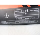 Opblaasbare kajak - 2 personen - 385 x 96 x 42 cm - incl. peddels