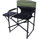 Campingstoel opvouwbaar - groen/zwart - 56 x 47 x 82 cm - max 100 kg