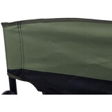 Campingstoel opvouwbaar - groen/zwart - 56 x 47 x 82 cm - max 100 kg
