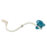 Babypop - wit en grijs - 35x16x10 cm - beweegbare ledematen