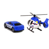 Politievoertuig speelset - 3-delig - licht en geluid - 62 x 10 x 17 cm