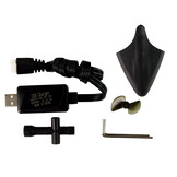 Bestuurbare boot - zwart - 48x12x9.5 cm - 60 km/h