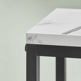 Plantenstandaard - 4 stuks - 34x34x71 cm - wit marmer