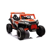 Elektrische kinderbuggy - oranje - 4x45W motor - Bluetooth en USB Mp3